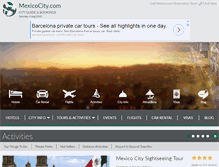 Tablet Screenshot of mexicocity.com